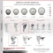 Service Caster 3 Inch Gray Polyurethane Swivel 1/2 Inch Threaded Stem Caster Set with Brake SCC SCC-TS20S314-PPUB-TLB-121315-4 - alternate 2